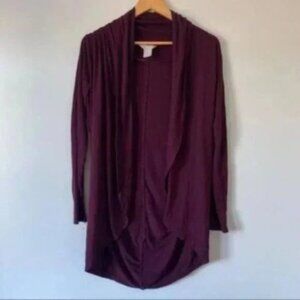 Joe fresh oversized fabric draped cardigan size XS